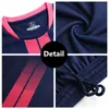 Ensembles de course Hommes Femmes Enfants Football Set Jerseys Uniformes Survetement Football Jersey Chemise Costume Survêtement Sport Vêtements Personnalisé Écrire Impression 220923