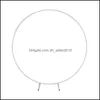 Party Decoration Circle Wedding Arch Balloon Support Kit Rekwisieten Verjaardagdecor Tognel podium achtergrond frame IJzeren ring achtergrond DHO8Y