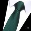 Bow Ties 7cm Mens Business Tie Resmi Çizgili Jakard Düğün Kravat Dar Klasik Corbata Neckwear Gravata