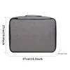 Briefcases Document Organizer Folder Case Lockable Storage Briefcase Multi-layer File Lockbox Multifunctional Travel Home Passport Handbag