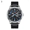 Armbandsur Nary Men's Luxury Watches Big Dial Rog Alloy Luminous Round Quartz armbandsur Work Watch Punk Style