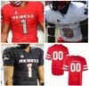 Sj NCAA College Jerseys UNLV Rebels 10 Darren Woods Jr.80 Brandon Presley 9 Tyleek Collins 2 Mekhi Stevenson 1 Rogers Fútbol personalizado cosido