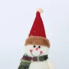 Decorações de Natal R2JC Decoração de mesa Santa Snowman Cartoon Doll Ornament para festa de casamento temático Cenas de bares de bares