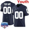 SJ Custom Penn State Nittany Lions College Football Jersey 9 Ta'quan Roberson 9 Trace McSorley 99 Yetur Gross-Matos Youth Kids Stitch