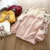 Neonate T-shirt Felpe Primavera Autunno Bambini felpe bambini manica lunga Abbigliamento per ragazza Felpa con cappuccio