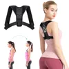 Corretor de postura ajust￡vel para homens Mulheres posturas Brace Clavicle Support Stop Sprouching e Curting Back Trainer