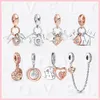 925 Silver Fit Charm 925 Bransoletka Przyjaciele są rodzinnymi Choler Charms Zestaw wisiorek