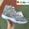New 11 11s mens basketball shoes midnight navy velvet Cool grey cherry 72-10 25th Anniversary low pure violet University blue bred pantone men women sneakers trainers