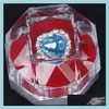 Jewelry Boxes Acrylic Delicate Fashion Jewelry Box For Ring Bracelet Pendant Beads Earrings Pins Rings Holder Display Packaging Drop Dhfdh