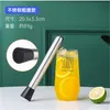 أدوات البار كوكتيل شاكر Mojito Mint Muddler Stainless Steel Wine Mixing Stick Muddler Ice Crusher Hammer Mammer Parware 20220924 Q2