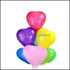 Décoration de fête 50 Pcs 12 Pouces Ballons En Latex Joyeux Anniversaire Mariage Décorations De Noël Ballon Enfants Air Balls Globos Drop Delivery Dhuey