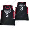 Nik1 2021 Nouveau maillot de basket-ball NCAA College Mississippi State 3 D.J. Stewart Jr. Taille S-3XL Noir Blanc