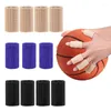 Kn￤underlag 10st stretchiga sportfinger ￤rmar Artrit Komprimering Support Guard Basketball Volleyball Protecture Stems