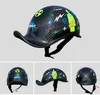 Motorcykelhjälmar Kolfiber Half Helmet Open Face Capacete Motocicleta Cascos Para Moto Racing Motorcykel Vintage