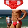 Mäns badkläder simning underkläder sommar sexig transparent snabb torr strandsemester modiga kille j220913