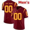 SJ Custom USC Trojans College Football Jerseys 33 Marcus Allen 42 Ronnie Lott 43 Troy Polamalu Men Men Młodzież Zszyta