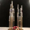 Metal Candlesticks Flower Vases Candle Holders Wedding Table Centerpieces Candelabra Pillar Stands Party Decor 1499 D3