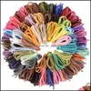 Koorddraad 5yards/lot m platte faux suède gevlochten koord Koreaans Veet lederen handgemaakte kralen Bracelet sieraden maken draad touwtouw DHL2Q