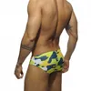 Trajes de baño para hombres PUSH UP Calzoncillos de natación Sexy Cintura baja Nuevos trajes de baño de camuflaje Pantalones cortos gay J220913