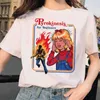 Partihandel Summer Women T-shirts Plus Size S-3XL Designer Lady Tees White T-shirt Bomull Tryckt Kort ärmskörd