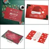 Mats Pads Waterproof Pvc Material Christmas Placemats For Home And Restaurant Dining Room Kitchen Table Decorations 32 Styles Drop D Dhnkt