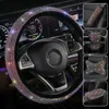 Steering Wheel Covers Luxury Car Cover Accessories Decor Fashion Handbrake Sparkle Vehicles