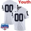 SJ Custom Penn State Nittany Lions College Football Jersey 14 Sean Clifford 21 Noah Cain 24 Miles Sanders 26 Saquon Barkley Youth Stitch