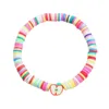 Bangle Miwens Colorful Heishi Bracelet Set For Women 2022 Summer Fruit Flower Watermelon Beaded Polymer Clay Jewelry Wholesale