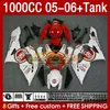 OEM Fairings & Tank For SUZUKI Lucky Strike GSXR1000 GSXR 1000 CC K5 GSX-R1000 2005-2006 Body 157No.10 1000CC GSXR-1000 05 06 GSX R1000 2005 2006 Injection Mold Fairing