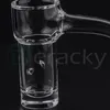 Fumo Sem Costura Auto Highbrid Quartzo Banger Borda Chanfrada 10/14/18mm Unhas Masculinas Para Dab Rigs Tubos Bong de Vidro