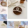 مقاطع الشعر barrettes metal pearl clips rhinestone simplicity hairpin found