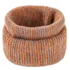 Scarves Unisex Winter Warm Thick Wool Knit Ring Scarf Headneck Women Solid Color Elastic Windproof Cycling Plush False Collar Scarve O15 Y2209