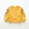 Neonate T-shirt Felpe Primavera Autunno Bambini felpe bambini manica lunga Abbigliamento per ragazza Felpa con cappuccio