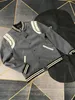 Men designer jacket highquality leather stripes Splicing design fashion baseball collar singlebreasted casual jacket