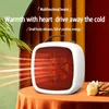 Home Heaters 500W Electric Heater Fan with Handle Portable Desktop Winter Warm Air Blower Household Office Warmer G22