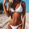 Women's Tracksuits 2022 Fashion Sexy Women Bandeau Bandage Bikini Set Push-Up Brazilian Swim Wear Beach Suit