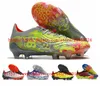 Hommes COPA SENSE.1 FG chaussures de football crampons bottes de football tricot orange jaune botas de futbol respirant
