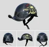 Motorcycle Helmets Carbon Fiber Half Helmet Open Face Capacete Motocicleta Cascos Para Moto Racing Motorbike Vintage