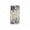 Étuis de téléphone à fleurs pour Iphone 15 14 14pro 13 13pro 12 12pro 11 Pro Max X Xs Xr, coque souple antichoc en TPU, imprimé à la mode