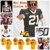 SJ NCAA College Jerseys Minnesota Golden Gophers 81 Brock Annexstad 88 Brevyn Spann-Ford 90 Sam Renner 92 Mayan Ahanotu Custom Football Football