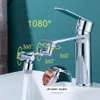 Universal 1080 ° Rotation Extender Wasserhahn Belüfter Kunststoff Splash Filter Küche Waschbecken Wasserhähne Bubbler Düse Roboter Arm