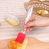 Accessoires d'outils de barbecue, brosse à pâtisserie en Silicone, brosse à badigeonner pour barbecue, brosse à huile de cuisson, poignée transparente, outils de cuisine, livraison directe chaude