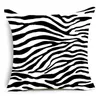 Pillow Case 45x45cm Animal Leopard Zebra Pattern Printed Polyester Home Decoration Throw Cover Sofa