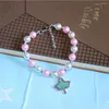 Bangle Fashion Greek Sorority Jewelry Customize Pink White Pearl Chain IVY Charm 1908 Bracelets