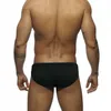 Erkek mayo yeni yüzme brifs moda patchwork elastik ped seksi düşük bel u bolle sörf plajı erkek mayo j220913
