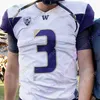 Nik1 Washington Huskies Maillot de football NCAA College John Ross Richard Newton Reggie Williams Jake Locker Jacob Eason Salvon Ahmed Hunter Bryant