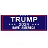 Araba Trump Flags Stickers 2024 ABD Genel Seçimi 3x9 inç dizüstü bilgisayar çıkartma kaydetme Amerika'yı koru