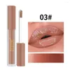 Lipgloss Sexy rote Glasur Wasser-Licht-Spiegel Wasserdicht Nicht verblassen Tönung Dauerhaft Befeuchten Flüssiger Lippenstift Koreanische Kosmetik