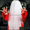 Party Decoration 10 Pcs Glow In The Dark Witch Nail Luminous Halloween Supplies Props For Women And Men Uacr Event Part Drop Delivery Dhtsq