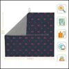 Tapis de séchage Tapis de séchage Rose et têtes de chèvre Titulaire d'insation thermique Coupe de plat Drainage Pad Ustensiles de cuisine Drop Livraison 2021 Home Garden Kitch Dhgkt